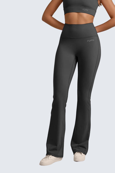 W SunSoft Plush Flared Pants 30" - Graphite