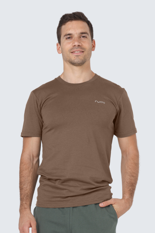 M Moon Tee - Wood