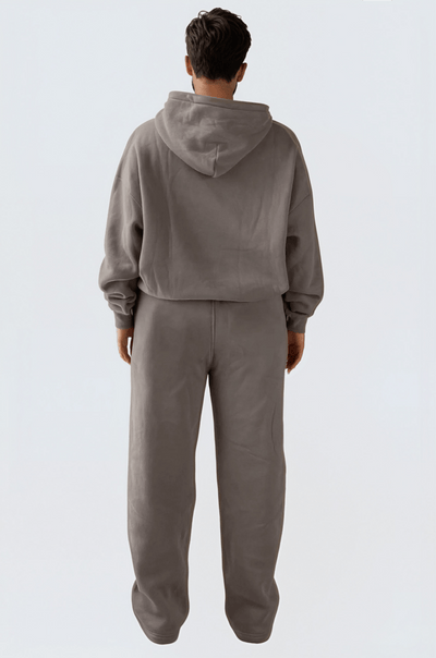 Rumi Earth - U Moon Dento Sweatshirt Oversize Fleece + Hoodie - Camel - R113221CM - M - 