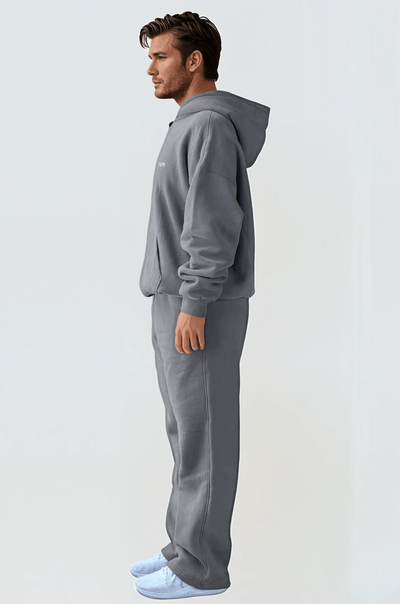 Rumi Earth - U Moon Dento Sweatshirt Oversize Fleece + Hoodie - Stone - R113221SEP - M - 