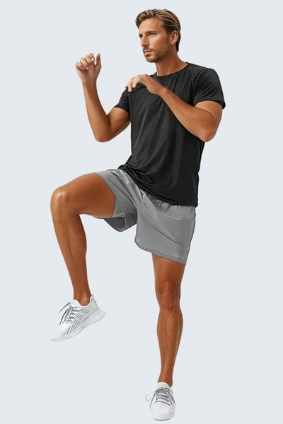 Rumi Earth - U StarAir Train Shorts 4" - Pebble - R125014PBS - 