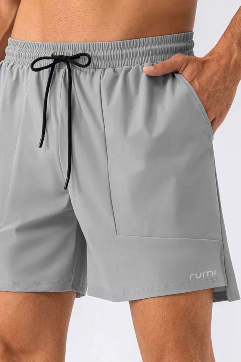 Rumi Earth - U StarAir Train Shorts 4" - Pebble - R125014PBS - 