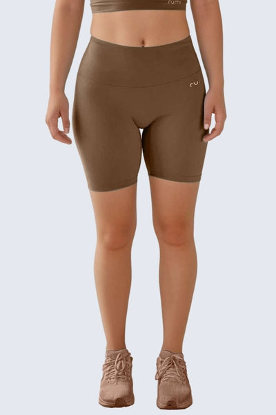 Rumi Earth - W Sunsoft Flow Shorts 6" - Cocoa - R124129CAP - Bottoms