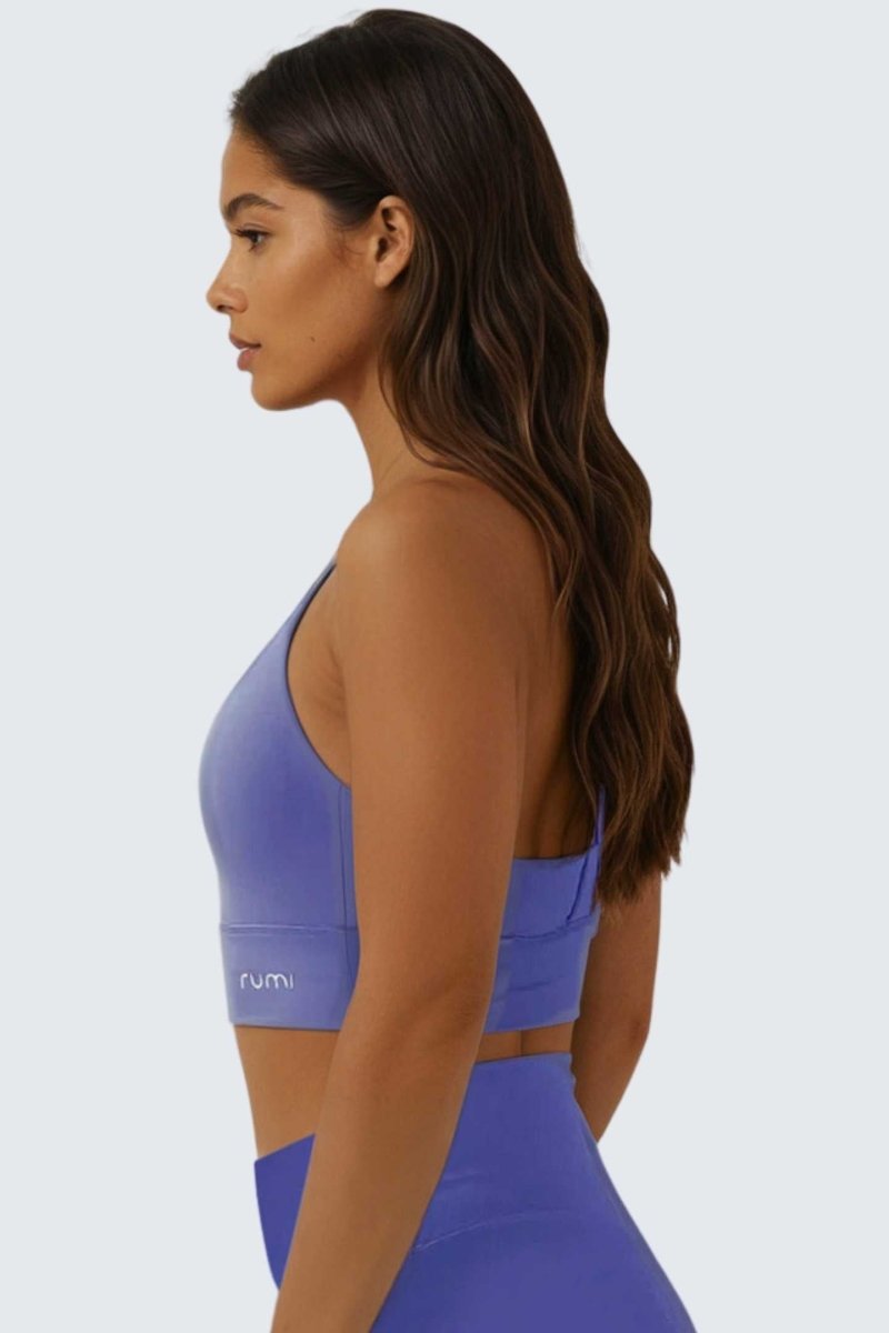 Rumi Earth - W SunSoft Stringy Crop Top Bra - Cobalt - R128230CTP - Bras
