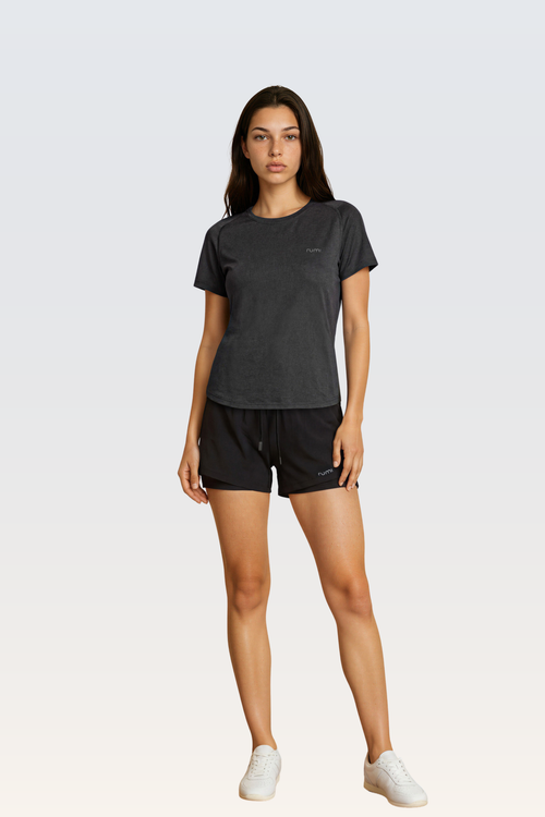 U StarAir Train Shorts With Lining - Black